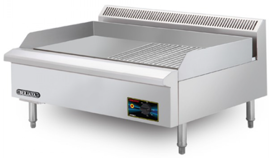 EG5250-12R S/S table top electrical griddle half-ribbed